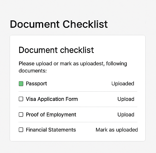 Document Checklist